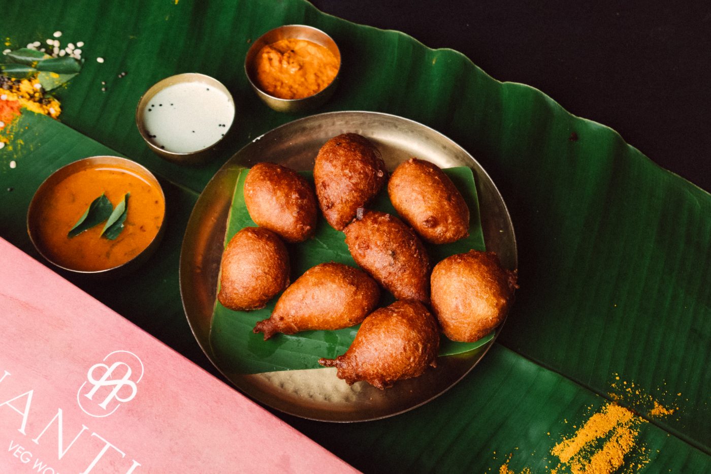 Mysore bonda with chutney and sambhar, South Indian special at Anantha